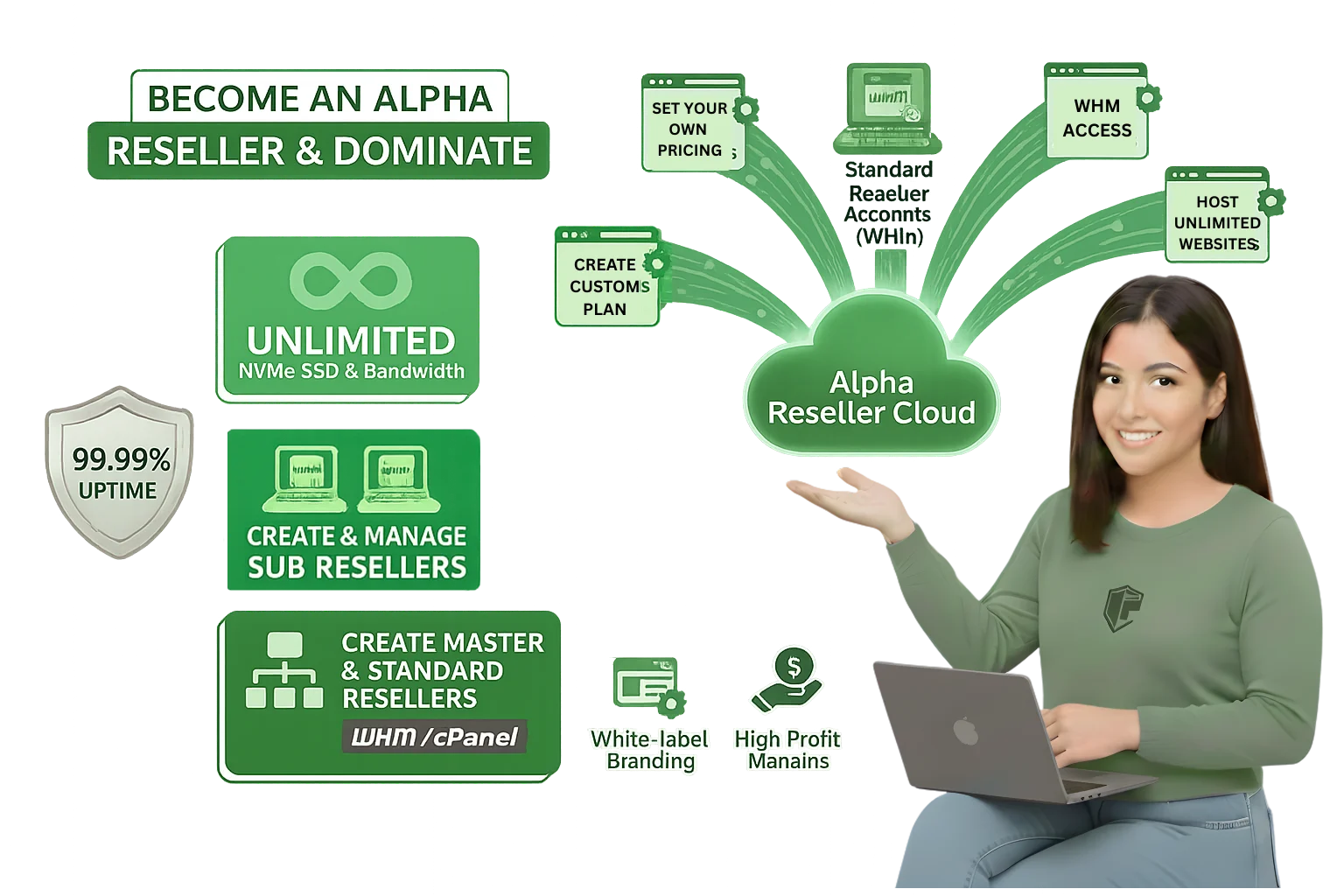 host laza alpha reseller hosting hero