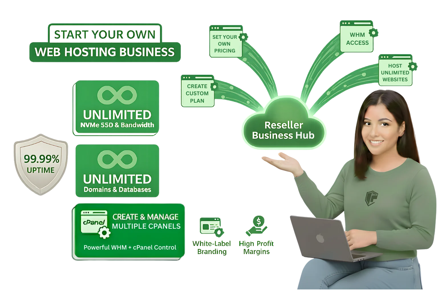 host laza reseller hosting hero